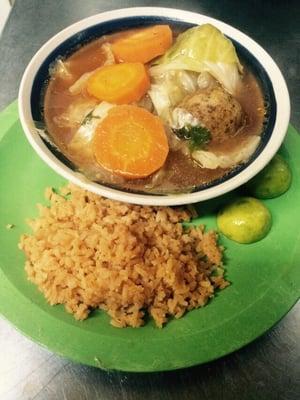 Caldo de res chico