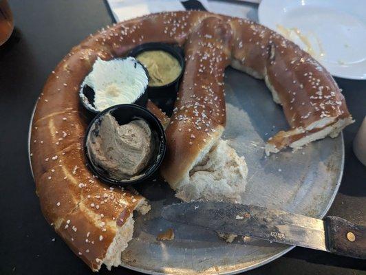 Huge pretzel