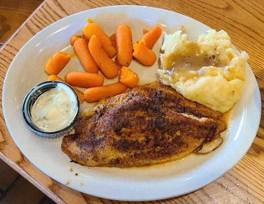 Grilled Cajun Catfish Meal