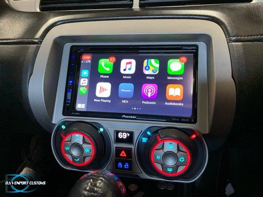 Pioneer Touchscreen Apple CarPlay / AndroidAuto Bluetooth CD/DVD Radio sold and installed by Davenport Customs