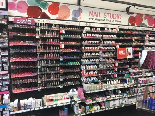 Nail polish selection