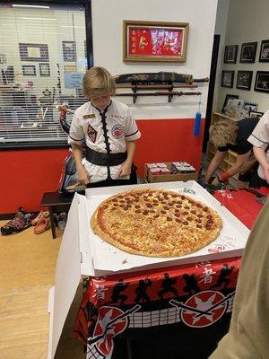 Biggest pizza ever!