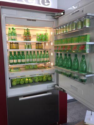 Does your fridge look like this? It's only practical (and fun) in the showroom.