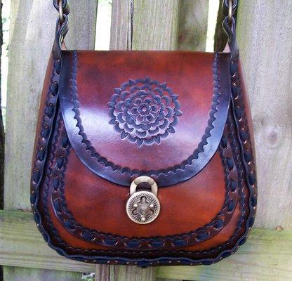 Tooled Leather Purse