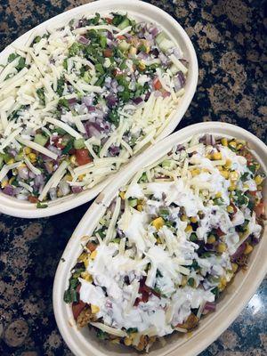 Burrito bowls- follow my ig @yelpelitegvl