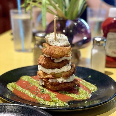 Fried Green Tomato Tower