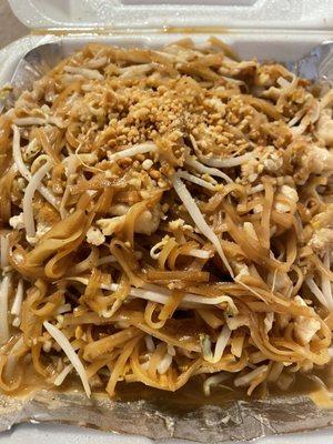 Chicken pad thai