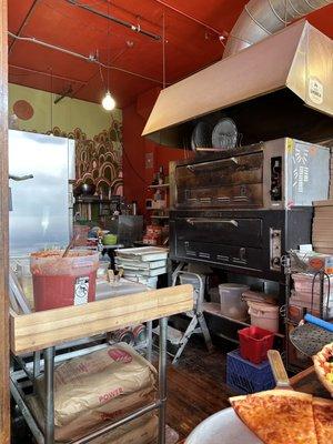 Interior- kitchen and oven.