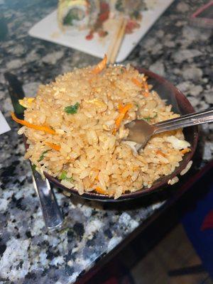 Fried rice (yum)