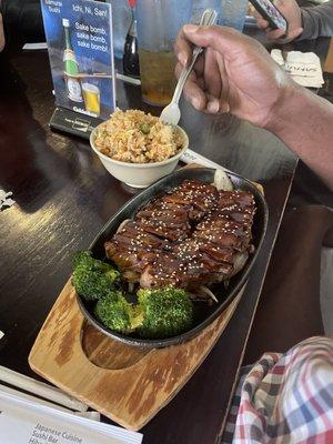 Beef Teriyaki with Fried Rice