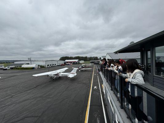 Japanese ATC students tour/visit Harvey Field-2024