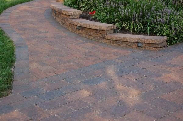 Pavers which are clean and refurbished   Sealed