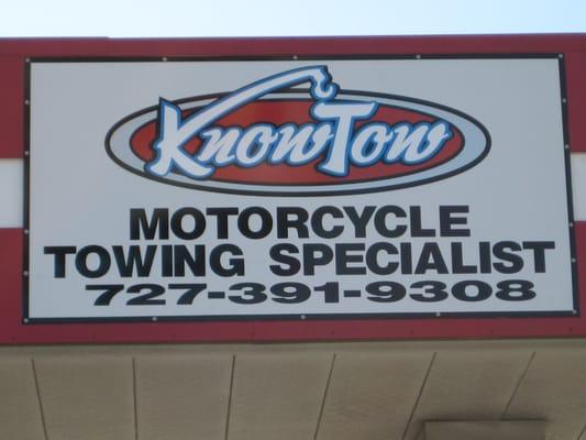 KnowTow Motorcycle Towing Specialist since 2001 Serving Greater Tampa Bay Daily 24/7