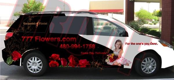 Savanna's Enchanted Florists delivery vehicle.  For the one's you love :-)