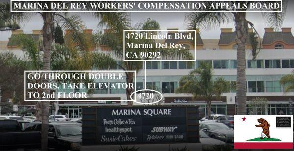 HOW TO GET TO THE MARINA DEL REY WCAB MARK LARSON ATTORNEY LARSON, LARSON & DAUER