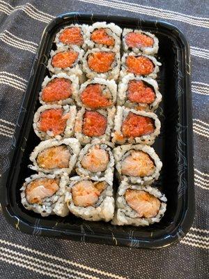 Spicy maki lunch special