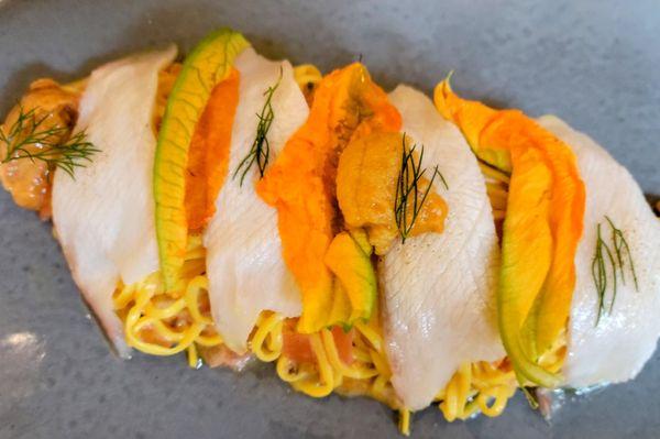 Our Sea Urchin pasta. Yum.