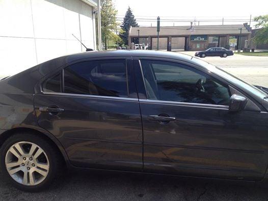 Ford Fusion Window Tint: 35% in the Front, 20% in the back on a sunny day in Madison Heights