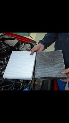 Your air filters help keep the air going into your engine and car clean and healthy. It's important to change them regularly.