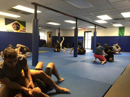 No-Gi Jiu Jitsu class