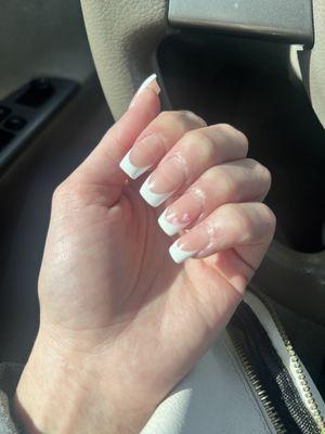 Acrylic French tip square