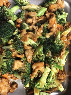 Chicken with broccoli