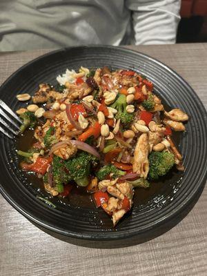 Kung Pao Chicken on Jasmine Rice