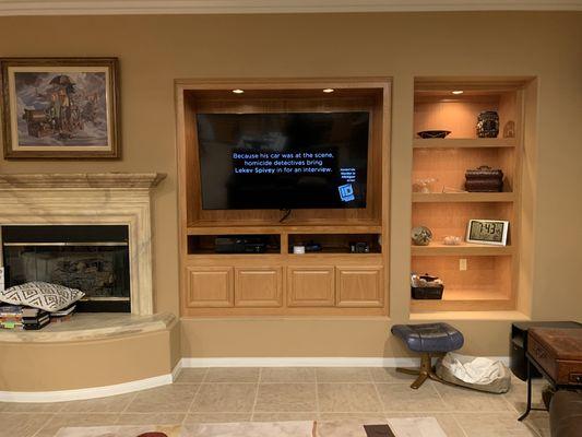 Custom flat screen installs!