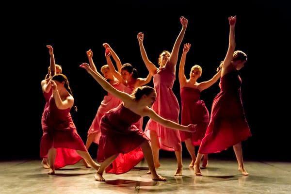 The Koresh Youth Ensemble (ages 13-18) perform in our on-site black box theater during a Koresh Artist Showcase. By Bicking Photography.