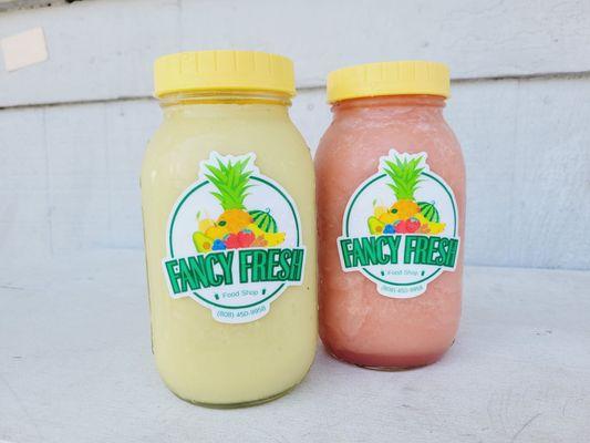 Honeydew & watermelon lychee smoothie