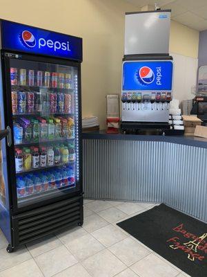 Bottled and fountain drinks