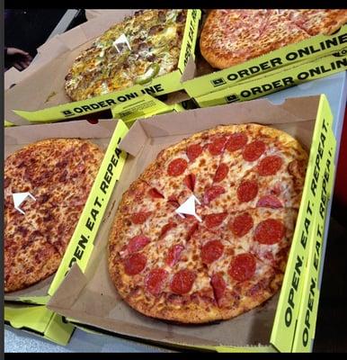 So much variety and #freeflavoredcrust