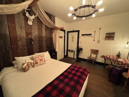 Room with rustic charm