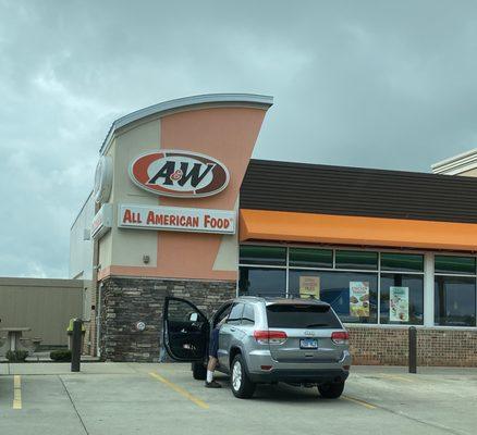 A&W attached to convenience store