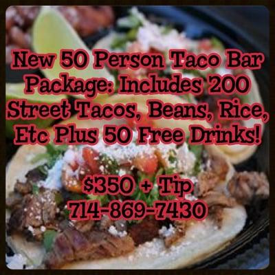 50 Person Party Package!