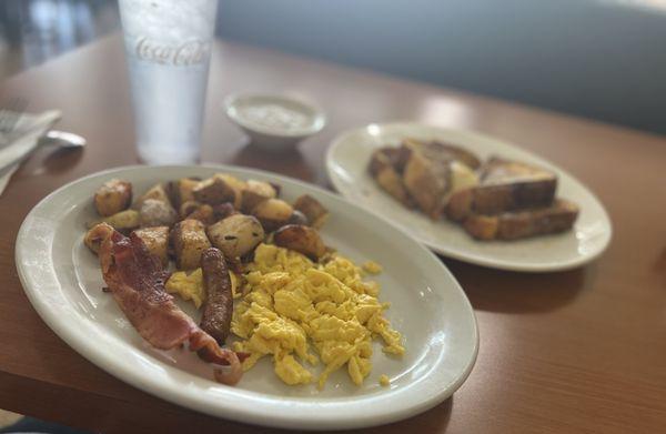 Cinnamon French Toast combo w/ a side of country gravy