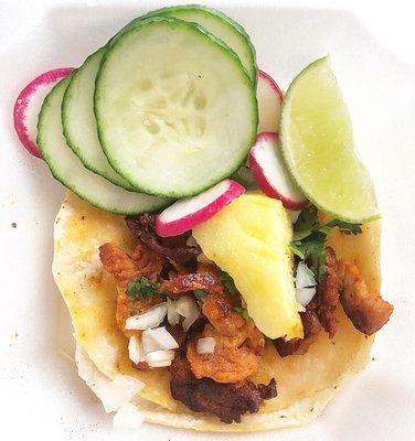 Taco al pastor - pork very dry