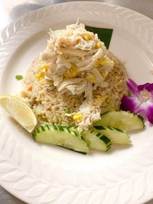 Crab meat fried rice