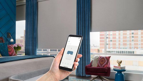 Discover how our Automation line transforms how you control your window coverings by utilizing smart devices to operate your shades.