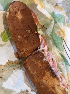 Does this look like a subway sandwich?