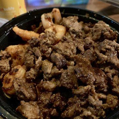 Steak and Shrimp Combo Bowl