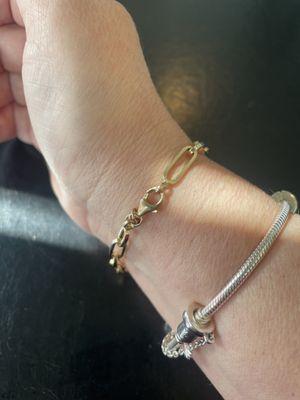 Repaired my gold bracelet!!!