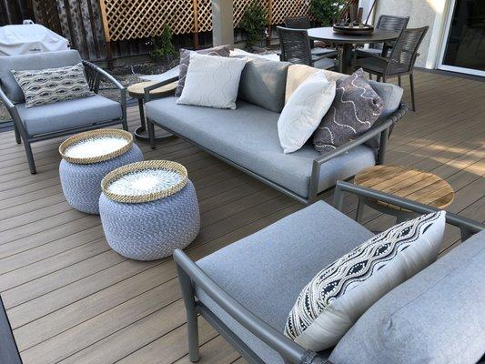 Love our new patio furniture from Terra Outdoor Living!