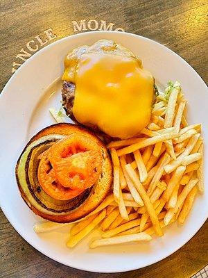 Momo Burger (with cheese)