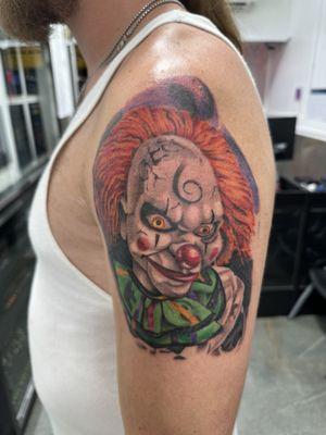 Evil clown puppet