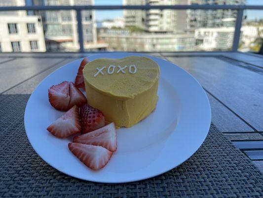 Strawberry Valentine's Mini Cakes