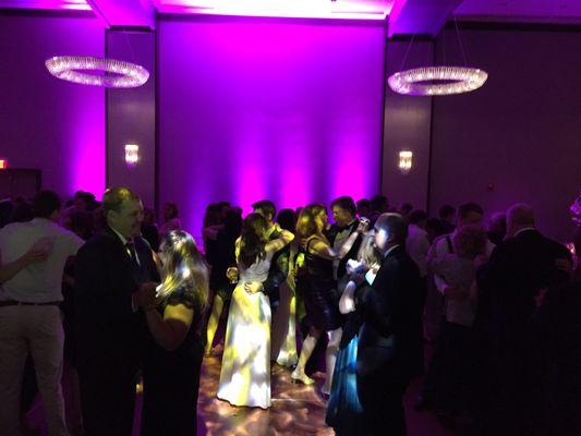 upLighting,Maine Wedding DJ Greg Powers,Westin Portland,Maine