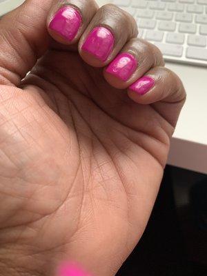 Horrible gel manicure