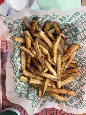 Sugar/salt fries! So good with ranch!!