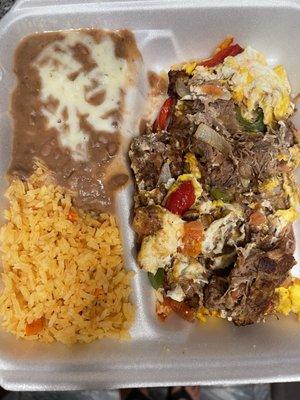 Machaca and Eggs Breakfast Plate